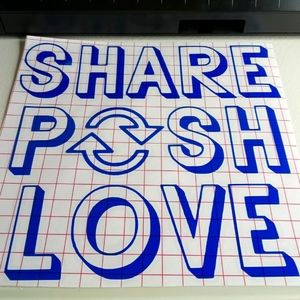 Share Posh Love Decal